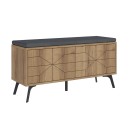 Παπουτσοθήκη Dune Megapap χρώμα ανοιχτό καφέ 107x35x55εκ.