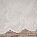 LINO ΚΟΥΡΤΙΝΑ GRUMO WHITE ΜΕ ΤΡΕΣΑ 280X300 LINO ΚΟΥΡΤΙΝΑ GRUMO WHITE ΜΕ ΤΡΕΣΑ 280X300