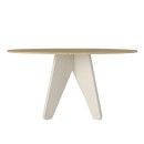 Τραπέζι Rebel Megapap χρώμα rota oak - sandstone 150x90x75εκ.