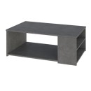 Τραπεζάκι σαλονιού Berg Megapap χρώμα γκρι ρετρό 110x60x40εκ.