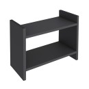 Ραφιέρα κουζίνας Denver Megapap χρώμα ανθρακί 34x10x30εκ.