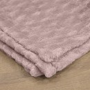 LINO Κουβέρτα Μονή (160x220) Flannel Lofti Λιλά