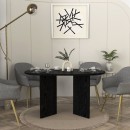 Τραπέζι Cortado Megapap χρώμα sencron black 138x80x75εκ.