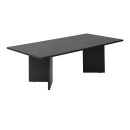 Τραπεζάκι σαλονιού Sabin Megapap χρώμα black wood 119x60x40εκ.