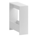 Τραπεζάκι βοηθητικό Simpi Megapap χρώμα λευκό 55x20x60εκ.