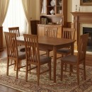 Τραπέζι Belfast Megapap μασίφ ξύλο-MDF επεκτεινόμενο χρώμα καρυδί 150/200x89x78εκ.