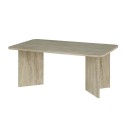 Τραπεζάκι σαλονιού Sam Megapap χρώμα neo travertine 100x60x41,8εκ.