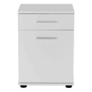 Κομοδίνο - Συρταριέρα γραφείου Trendline Megapap χρώμα λευκό 40x39x57εκ.