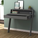 Γραφείο εργασίας Cowork Megapap χρώμα ανθρακί 94x50x91εκ.