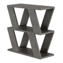 Τραπεζάκι βοηθητικό Lazena Megapap χρώμα γκρι ρετρό 60x22x57εκ.