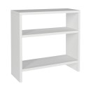 Τραπεζάκι βοηθητικό Silvanus Megapap χρώμα λευκό 51x17,5x49εκ.