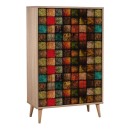 Παπουτσοθήκη - Ντουλάπι Soho Megapap χρώμα sonoma 80x36x127εκ.