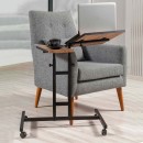 Τραπεζάκι βοηθητικό - laptop Frenk Megapap πολυμορφικό χρώμα atlantic pine 67x45,5x62/87εκ.