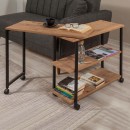 Τραπεζάκι βοηθητικό Frenk Megapap πολυμορφικό χρώμα atlantic pine 76x30x66εκ.