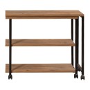 Τραπεζάκι βοηθητικό Frenk Megapap πολυμορφικό χρώμα atlantic pine 76x30x66εκ.