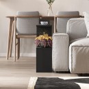 Τραπεζάκι βοηθητικό Homemania Megapap χρώμα μαύρο 60x20x60εκ.