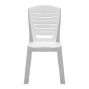 Καρέκλα πολυπροπυλενίου Tabia Megapap χρώμα λευκό 47x49x86εκ.