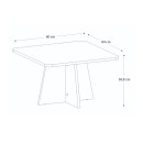 Τραπεζάκι σαλονιού Sugar Megapap χρώμα λευκό 60x60x36,8εκ.