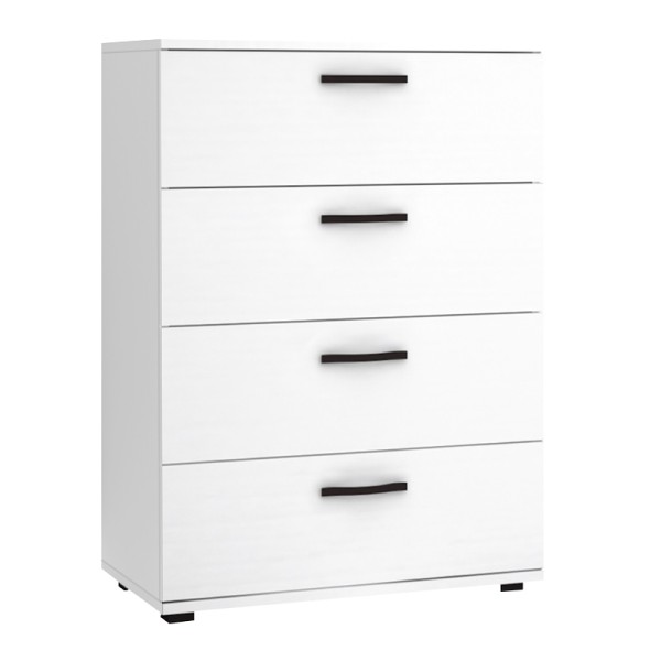 Συρταριέρα Velika Megapap χρώμα λευκό 73x44x96εκ.