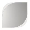 Καθρέπτης τοίχου Lava Μegapap χρώμα λευκό 70x2,2x70εκ.