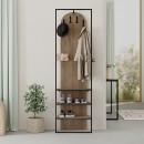 Έπιπλο εισόδου Archy Megapap χρώμα ανοιχτό καρυδί 53x31,7x180εκ.