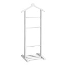 Επιδαπέδια κρεμάστρα Beta Megapap ξύλινη χρώμα λευκό 48x35x120εκ.