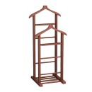 Επιδαπέδια κρεμάστρα Beta II Megapap ξύλινη χρώμα καρυδί 48x35x120εκ.