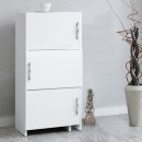 Ντουλάπι κουζίνας - μπάνιου Anna Megapap χρώμα λευκό 65x31,5x89,8εκ.