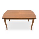 Τραπέζι Belfast Megapap μασίφ ξύλο-MDF επεκτεινόμενο χρώμα καρυδί 150/200x89x78εκ.