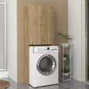 Έπιπλο πλυντηρίου Romme Megapap χρώμα sepet oak 65x27,1x180εκ.