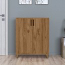 Ντουλάπι κουζίνας/μπάνιου - Παπουτσοθήκη Lilly Megapap χρώμα pine oak 72x32,5x88εκ.