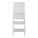 Έπιπλο πλυντηρίου Ceza Megapap χρώμα λευκό 65x60x182εκ.