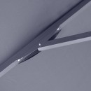 Ομπρέλα επαγγελματική Juno Megapap τηλεσκοπική αλουμινίου χρώμα ανθρακί 3,5x3,5m.