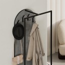 Έπιπλο εισόδου Archy Megapap χρώμα γκρι ρετρό 53x31,7x180εκ.