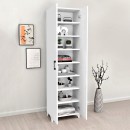 Ντουλάπα - Παπουτσοθήκη Lilly Megapap χρώμα λευκό 49x32x178εκ.