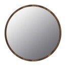 Καθρέπτης τοίχου Glob Μegapap χρώμα καρυδί 59x2x59εκ.