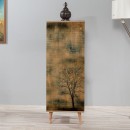 Παπουτσοθήκη - Ντουλάπι Soho Megapap χρώμα sonoma 50x38x135εκ.