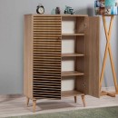 Παπουτσοθήκη - Ντουλάπι Soho Megapap χρώμα sonoma 80x36x127εκ.