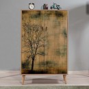 Παπουτσοθήκη - Ντουλάπι Soho Megapap χρώμα sonoma 80x36x127εκ.