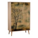 Παπουτσοθήκη - Ντουλάπι Soho Megapap χρώμα sonoma 80x36x127εκ.