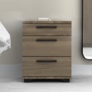 Κομοδίνο - Συρταριέρα γραφείου Roco Megapap χρώμα καρυδί 40x39x57εκ.