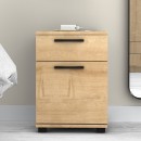 Κομοδίνο - Συρταριέρα γραφείου Veto Megapap χρώμα φυσικό οξιάς 40x39x57εκ.