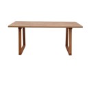 Τραπέζι Liora Megapap Mdf - ξύλινο χρώμα ακακίας 180x90x75εκ.