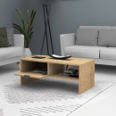 Τραπεζάκι σαλονιού Galaxy Megapap χρώμα φυσικό οξιάς 100x50x42εκ.