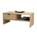 Τραπεζάκι σαλονιού Galaxy Megapap χρώμα φυσικό οξιάς 100x50x42εκ.