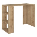 Γραφείο εργασίας Netenia Megapap χρώμα sapphire oak 90x40x74εκ.