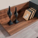 Έπιπλο τηλεόρασης Enstey Megapap επεκτεινόμενο χρώμα καρυδί - ανθρακί 260x41,8x33,5εκ.