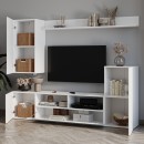 Σύνθεση τηλεόρασης Rodos Megapap χρώμα λευκό 210,2x36x90,4εκ.