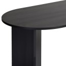 Τραπέζι Sablin Megapap χρώμα black wood 180x89,5x75εκ.