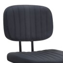 Καρέκλα γραφείου Romano Megapap από τεχνόδερμα χρώμα μαύρο 46x53x79/86εκ.